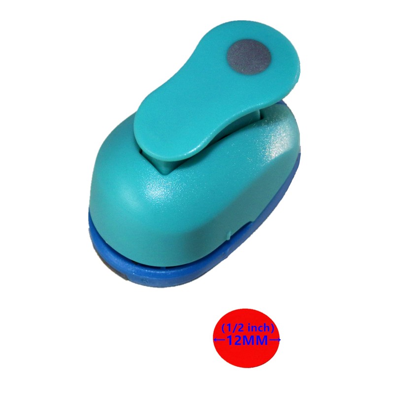 CADY Crafts Punch 1/2 inch(12mm）Circle Punches Craft Lever Punch Handmade