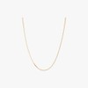 Gold&Deer 14KGP Daily Simple Snake Rope Necklace White Gold /