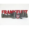 Frankfurt Magnet Metal Souvenir Germany Roman Skyline Banks Big Letter