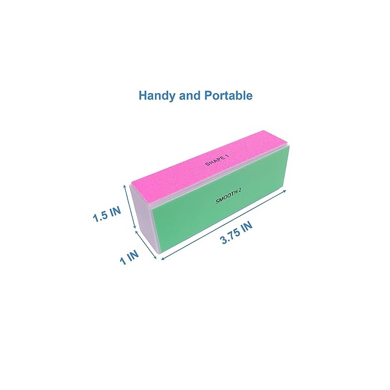 4 Way Nail Buffer Block (6 pcs), Nail Shine Buffers