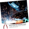 Outanaya Welding Auxiliary Tool Multi Function Pliers with Insulated Handle