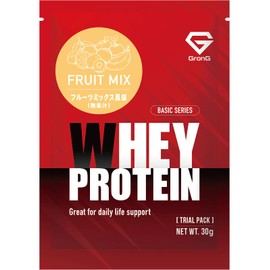 GronG Whey Protein 100 Basic Trial Pack Fruit Mix Flavor 30g