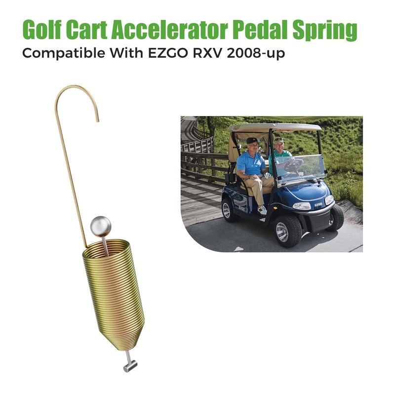 10L0L Golf Cart Accelerator Pedal Return Spring Compatible with EZGO