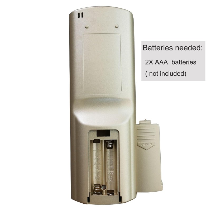 Gold Color Universal Mini Split AC Remote Control