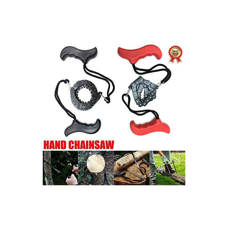 2PCS Pocket Chain Saw, Pocket Chainsaw Hand Chainsaw, Portable Outdoor