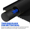 Holikme Garage Door Seals Bottom Rubber,Flexible Rubber Garage Door Seal,
