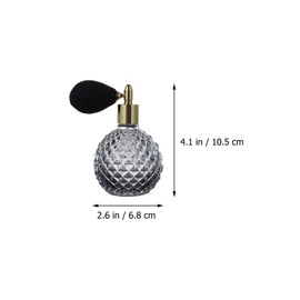 3 Stück Parfümflasche Glas Parfümflasche Parfüm Sprühflasche Retro Parfümflasche Probe Klarer Behälter Nachfüllbare Parfümflasche Feiner Nebel Transparente Flasche Reise