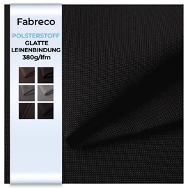 Fabreco - Upholstery Fabric Sold by the Metre SAWANA (100 x 148 cm) | Fabric Sold by the Metre in Linen Look | Textured Fabric Woven Fabric Furniture Fabric | Robust & Easy-Care Fabrics for Sofa