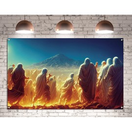 Passover Photo Booth Backdrop Pesach Jewish Exodus from Egypt Festival Holiday Party Photography Background Wall Decoration