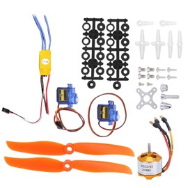 Byttlerom SG90 Servo 2212 KV2200 Brushless Motor 30A ESC 6035 Propeller Accessory Servo Motor Electric Motor Kit for Rc Airplane Motor