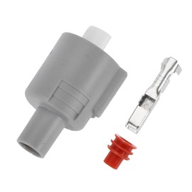 Motoforti AC Compressor Connector Plug Female Wire Terminal Connector for Toyota Tacoma 1995-2004 Plastic Tin-Plated Copper No.9098011271 Gray Waterproof