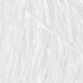 CHEERLEADER POMPOMS FANCY DRESS COSTUME ACCESSORY LIGHTWEIGHT POM POMS WITH GRIP HANDLES FOR KIDS & ADULTS. COLOUR: PINK & WHITE