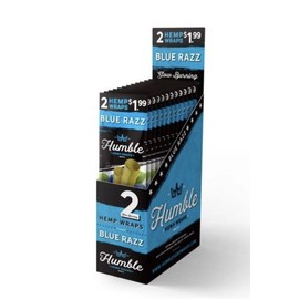 Humble Flavored Herbal Papers Blue Razz Raspberry 6/2ct Packs
