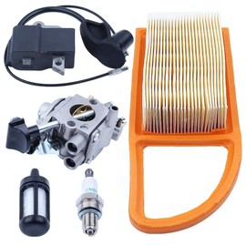 For STIHL BR600 BR500 BR550 Leaf Blower Fuel Filter Zama C1Q-S183 Carburetor Kit