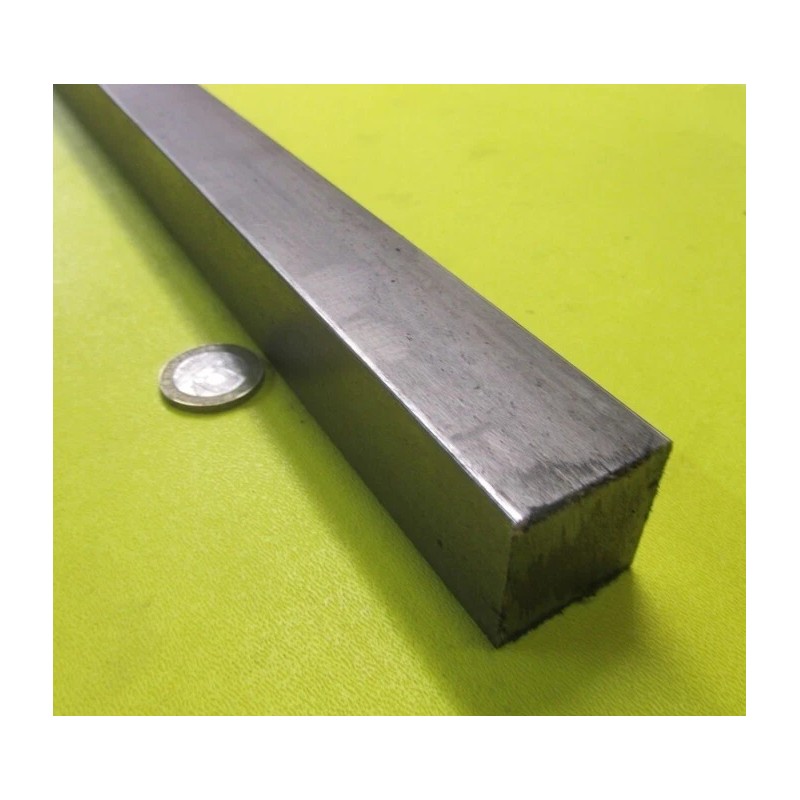 Basic 12L14 Square Carbon Steel Bars, 1 1/8" Square x