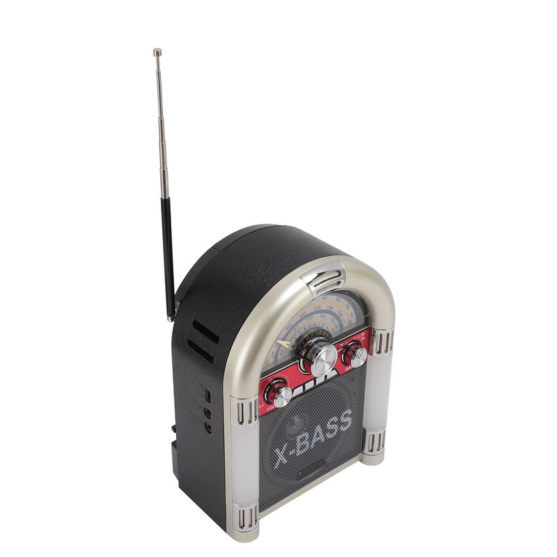 Bluetooth Speaker AM FM SW Band Receiver Retro Style Wireless