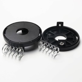 2 Pieces Coil Cover with Spring for Einhell GE-CT 36/30 Li E SOLO for AGILLO 36/255 BL Trimmer Coil Cover Grass Trimmer Flush Cover for Lawn Mower Spare Part