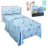 Bluey Twin Bedding Set - Bundle With Bed Sheets, Flat
