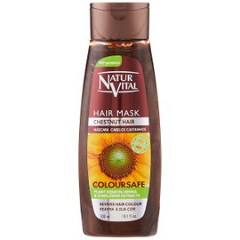 Colouring Hair Mask - Repairs and Colours - 300 Ml/Natural & Organic. (Chestnut Hair)