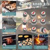 67692 Grill Control Knobs Kit,Compatible with Weber Summit 660/670 Grill