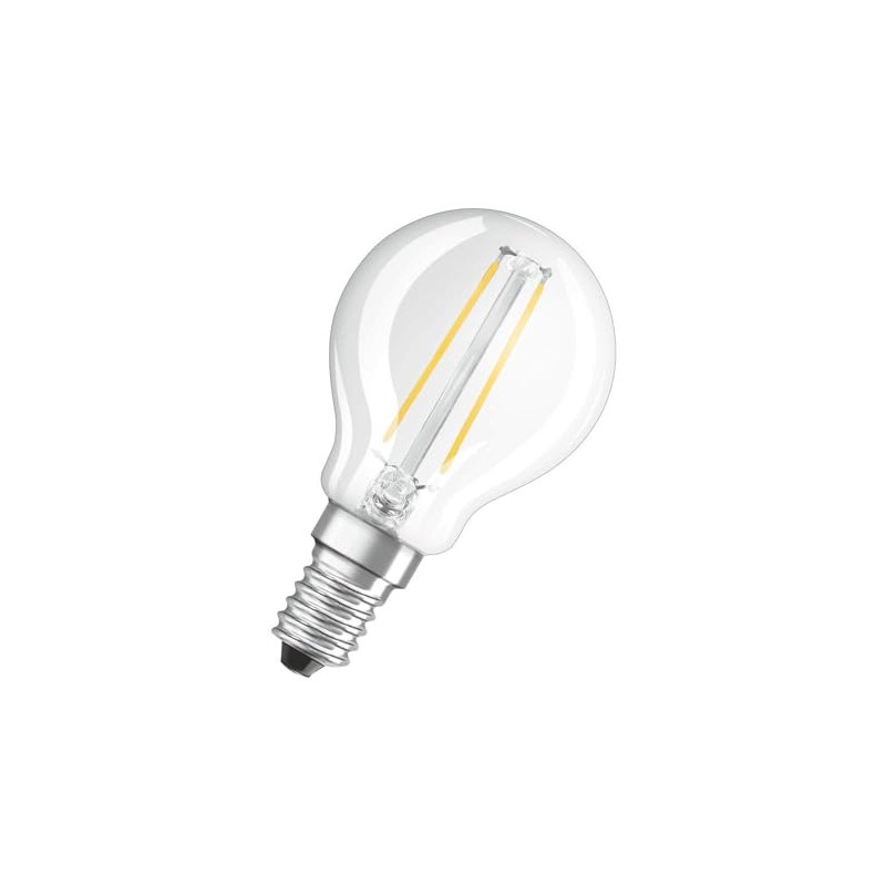 Osram LED Base Classic P Lamp, drop-shaped with E14 socket,