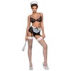Obsessive Maidme Costume for Women, Maiden, 5 Pieces, Sexy, Adjustable