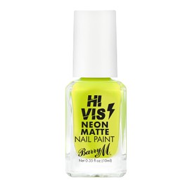 Barry M Cosmetics Hi Vis Neon Matte Nail Paint, Yellow Flare