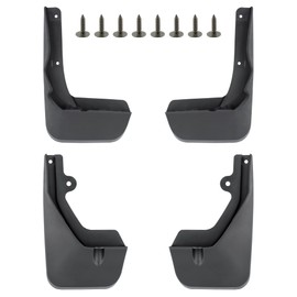 BOXI Set of 4 Front and Rear Side Splash Guards Mud Flaps Mudflaps Mudguards Fit for Lexus RX350 RX450h 2016 2017 2018 2019 | Replace PU060-4801T-P1