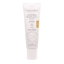 AVENE COUVRANCE FLUIDE FOUNDATION MAKE-UP,4.0 HONEY SPF20, FOR SENSITIVE SKINS 30ML