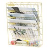 TQVAI Wall File Organizer, 5 Tier Hanging File Organizer with