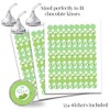 Two Peas in a Pod Twin Girl Baby Shower Sticker