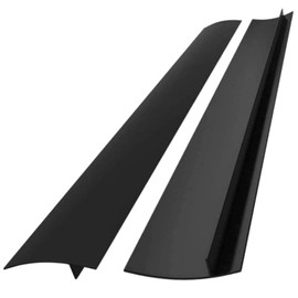 fogman Gap Washer, Kitchen Cuttable, Rubber, Waterproof, 25.0 inches (63.5 cm), Set of 2 (Black)