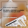 UPTTHOW Culinary Ruler Acrylic Mini Cutting Reference Template Cooking Measurement