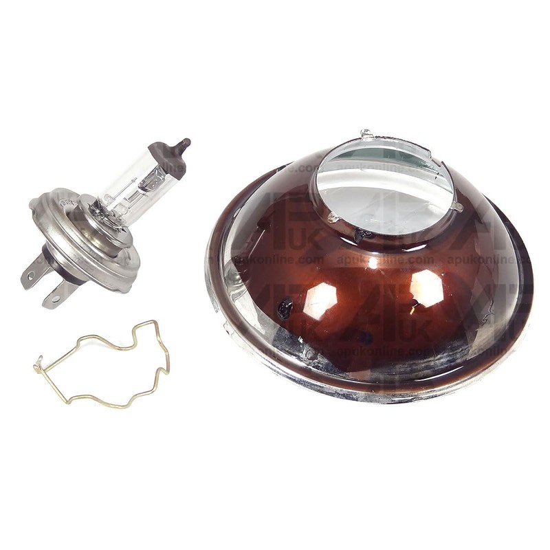 APUK 2x Halogen Front Headlamp Headlight Replacement for Ford 2600