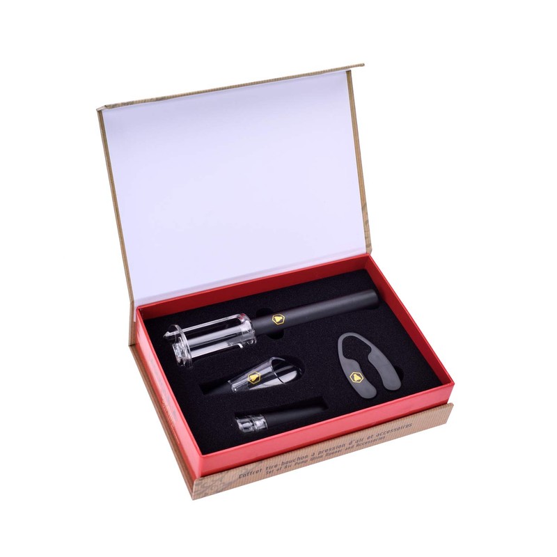 LAGUIOLE - Compressed Air Corkscrew Box with Accessories