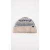 Paul Smith PS Men's Doodle Fair Isle Beanie Hat, Slate,
