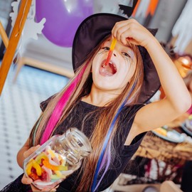 Palksky 4PCS gummy worm molds silicone for gummies candy, large fruit snack molds for kids