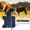 Calf Blanket Keeping Warm Soft Comfortable Double Breasted Design Practical