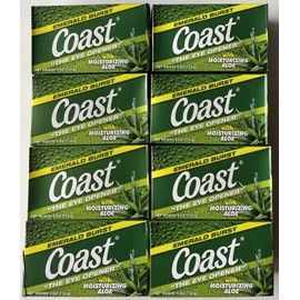 Coast 8 Coast Bar Soap Moisturizing Aloe Emerald Burst The Eye Opener 4 oz.