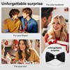 LHXzizizi Rhinestone Bow Tie for Men, Sparkling Sequin Mens Bow