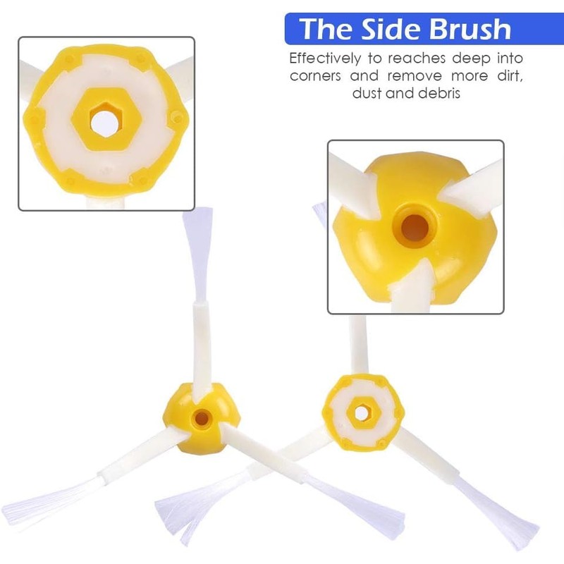 Haliya Replacement Parts Set Bristle and Flexible Impact Brushes Army