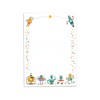 Letter Pad with Envelope for Kids Robot Writing Paper Set