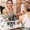 SQQCMM Bow Nurse Makeup Bag - Trendy Nurse Themed Gifts
