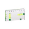 Laroal Transparent Two Direction Magnetic Level Bubble Mini Level Tool