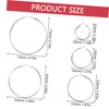 Gatuida 5 Pairs Round Hoop Earrings Set for Women Stylish