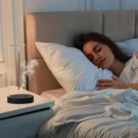 JOZMMZEOOA Incense Stick Holder, 2-in-1 Incense Holder Handmade 9 Hole Incense Holder Wooden Base Incense Burner Incense Sticks Set with Holder, for Yoga Meditation Decoration (Black (Gold))