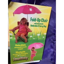Redmon ALL-SEASON Umbrella Chair fold-up chair w/Matching Shoulder Bag purple
