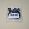 Ajile QHC107x20-FBA Double Gripping Plastic Hose Clamps Black Pipe Clamp