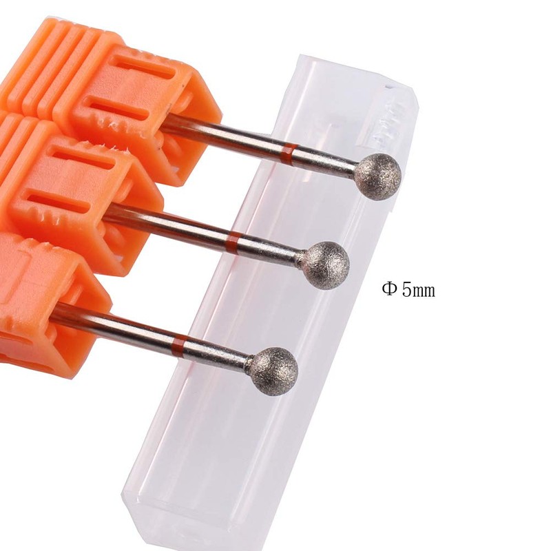 MZCMSL 3 brocas de punta de bola de 5 mm,