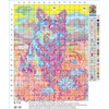 Abillyn Embroidery Cross Stitch Kits Wolf Stamped with Printed Pattern